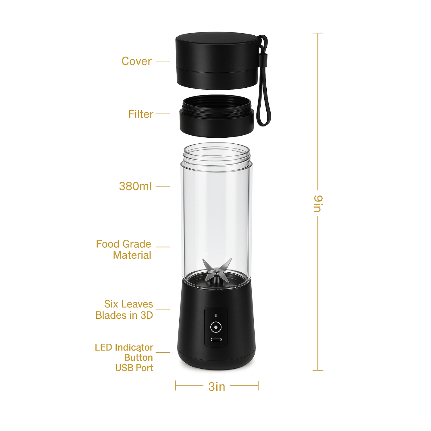 NUVUBLEND PRO Portable Juicer